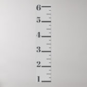 Eenvoudige grijze kindergroeikaart poster (Voorkant)