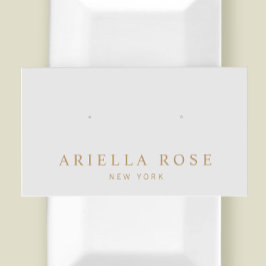 Eenvoudige grijze kraker met juwelen-beeldschermka visitekaartje