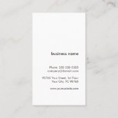 Eenvoudige grijze kringloop Computer Repair Visitekaartje (Achterkant)