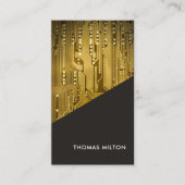 Eenvoudige grijze kringloop Computer Repair Visitekaartje (Voorkant)