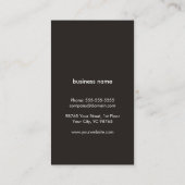 Eenvoudige grijze kringloop Computer Repair Visitekaartje (Achterkant)