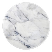 Eenvoudige grijze marmeren textuur keramische knop (Voorkant)