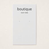 Eenvoudige grijze, moderne, langwerpige schermkaar visitekaartje (Voorkant)