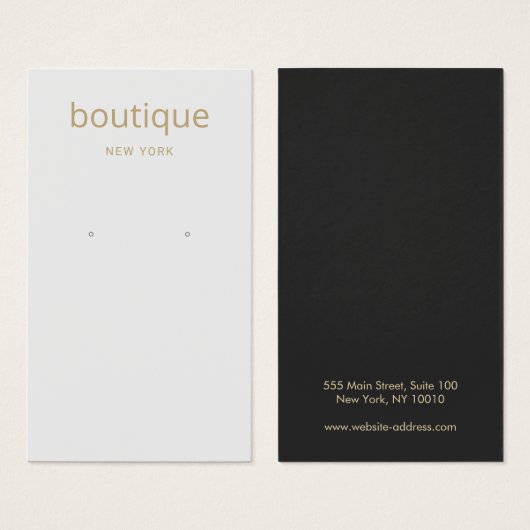 Eenvoudige grijze, moderne, langwerpige schermkaar visitekaartje (Voorkant /achterkant)