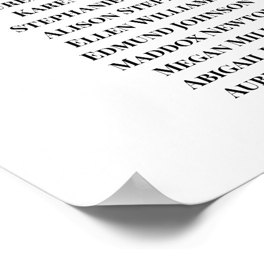 Eenvoudige grijze weddenschapskaart poster (Hoek)