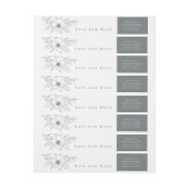 Eenvoudige grijze witte anemie Kunstflens sparen d (Vel)