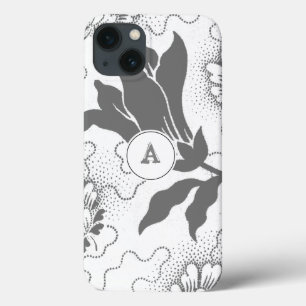 Eenvoudige grijze, witte platte afdrukken met mono Case-Mate iPhone case