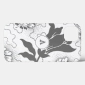 Eenvoudige grijze, witte platte afdrukken met mono Case-Mate iPhone case (Achterkant (horizontaal))