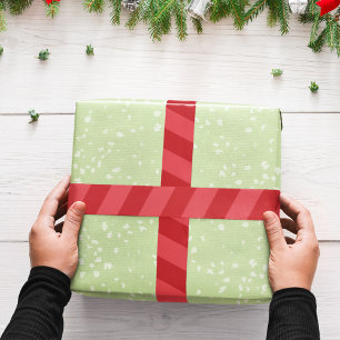 Eenvoudige grillige Schattigee feestelijke rode ge Satijnen Lint