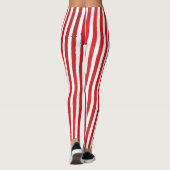 Eenvoudige grillige Schattigee minimalistische roo Leggings (Achterkant)