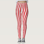 Eenvoudige grillige Schattigee minimalistische roo Leggings (Voorkant)