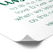 Eenvoudige groene bubbels | Activiteiten in de omg Poster (Hoek)