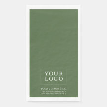 Eenvoudige Groene Custom Business Logo Promotie