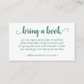 Eenvoudige groene douche | Sour Apple neemt een bo Informatiekaartje (Voorkant)