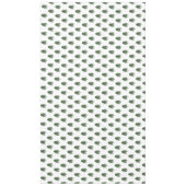 Eenvoudige groene en witte kerstboom tafelkleed (Voorkant)