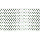 Eenvoudige groene en witte kerstboom tafelkleed (Voorkant (Horizontaal))