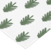 Eenvoudige groene en witte kerstboom tafelkleed (Gekanteld)