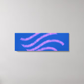 Eenvoudige groene glitter voeg je logo-nummer toe canvas afdruk (Voorkant)