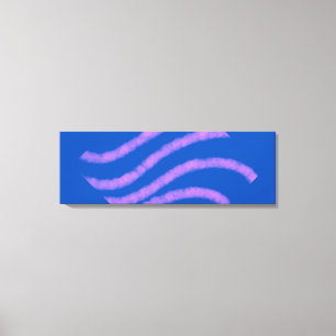 Eenvoudige groene glitter voeg je logo-nummer toe canvas afdruk