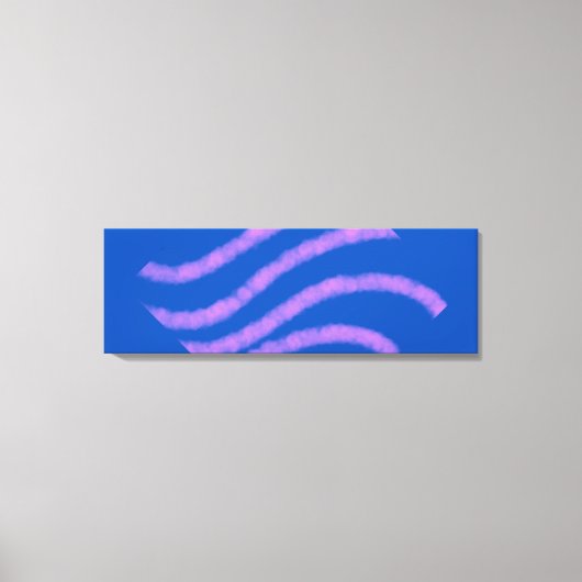 Eenvoudige groene glitter voeg je logo-nummer toe canvas afdruk (Voorkant)