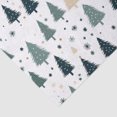 Eenvoudige groene kerstboom tissuepapier (Detail)