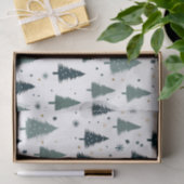 Eenvoudige groene kerstboom tissuepapier (Geschenk)