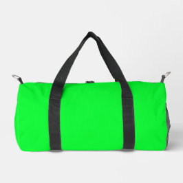 Eenvoudige Groene Kleine Duffel Tas Gedrukte Duffe