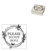 Eenvoudige groene krans, niet buigen rubberstempel (Gestempeld)