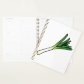 Eenvoudige Groene Prei Groente Planner (Display)