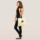 Eenvoudige Groene Prei Groente Tote Bag