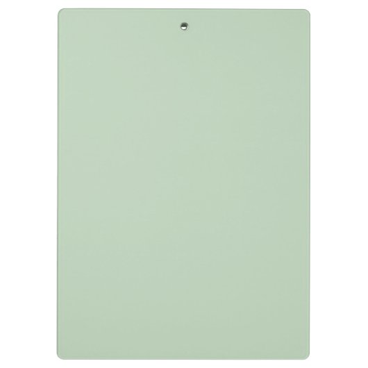 Eenvoudige Groene School Monogram Naam Klembord (Achterkant)