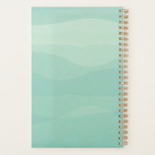 Eenvoudige groene trouwdag planner (Achterkant)