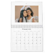 Eenvoudige Groene USA America Weekly Planner 2026 Kalender (Feb 2026)