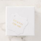 Eenvoudige groene vier blad klaver geluk St. Patri Bedankjes Labels (Met doos)