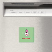 EENVOUDIGE GROENE VROUWEN HOME MAGNEET (Insitu (Vaatwasser))