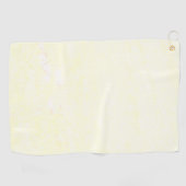 Eenvoudige groene waterverf abstract voeg logo toe golfhanddoek (Horizontaal)