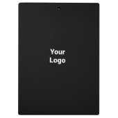 Eenvoudige groene waterverf abstract voeg logo toe klembord (Achterkant)