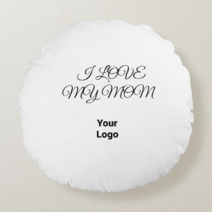 Eenvoudige groene waterverf abstract voeg logo toe rond kussen