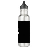 Eenvoudige groene waterverf abstract voeg logo toe waterfles  (Rechts)