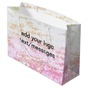 Eenvoudige groene waterverf abstracte logo tekst m groot cadeauzakje