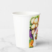 Eenvoudige groenten Boeren Markt Papieren Bekers (Rechts)