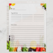 Eenvoudige groenten, dubbelzijdige Kaarten voor on (Voorkant / Achterkant)