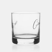 Eenvoudige Groomsman  Tweezijdige bruiloft Whisky Glas (Rechts)