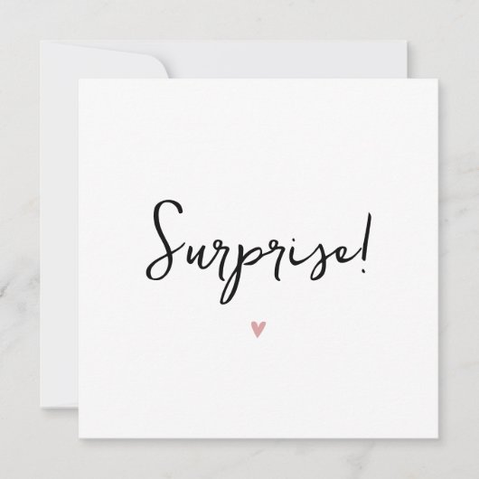 Eenvoudige Grootouders Zwangerschapsaankondiging K Aankondiging (Voorkant)