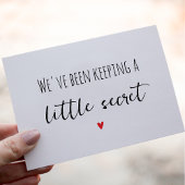 Eenvoudige Grootouders Zwangerschapsaankondiging K Aankondiging