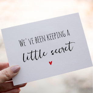 Eenvoudige Grootouders Zwangerschapsaankondiging K Aankondiging