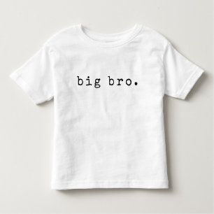 Eenvoudige 'grote broer'. Ssiblings T-shirt voor T