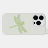 Eenvoudige Grote Groene Gestamde Dragonfly Case-Mate iPhone Case (Achterkant (horizontaal))