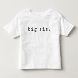Eenvoudige 'grote sis'. Siblings Kinder Shirts