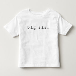 Eenvoudige 'grote sis'. Siblings Kinder Shirts